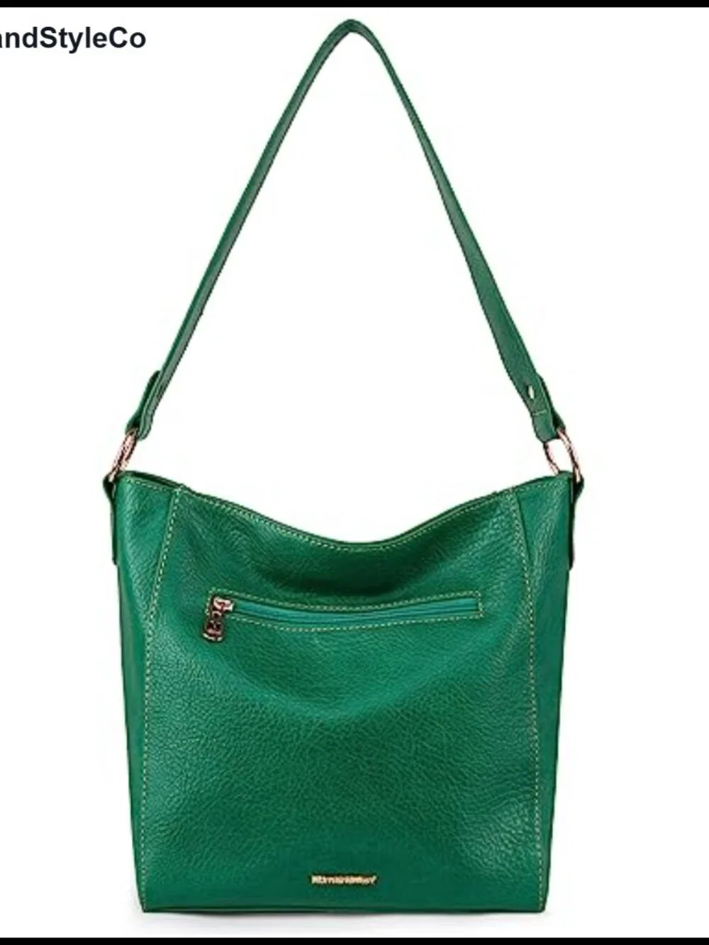 Vegan Leather Hobo Shoulder Bag Soft Medium Handbag Casual Everyday Purse